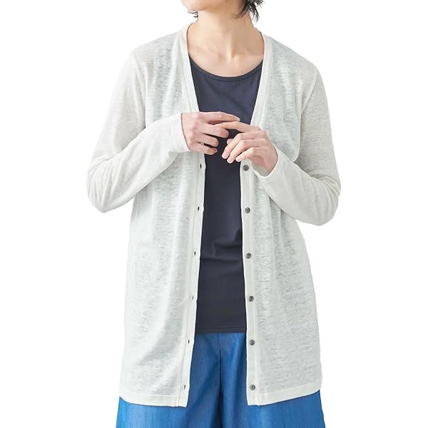 Amazon | [BEARDSLEY] [ビアズリー] リネンカーディガン